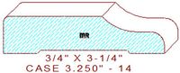 Door/Window Casing 3-1/4" - 14