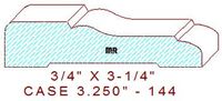 Door/Window Casing 3-1/4" - 144 Door/Window Casing 3-1/4" - 144