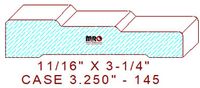 Door/Window Casing 3-1/4" - 145 Door/Window Casing 3-1/4" - 145