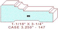 Door/Window Casing 3-1/4" - 147 Door/Window Casing 3-1/4" - 147