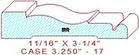 Door/Window Casing 3-1/4" - 17