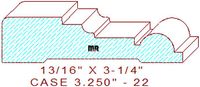 Door/Window Casing 3-1/4" - 22