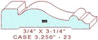 Door/Window Casing 3-1/4" - 23