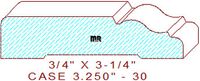 Door/Window Casing 3-1/4" - 30 Door/Window Casing 3-1/4" - 30