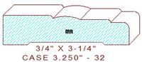 Door/Window Casing 3-1/4" - 32 Door/Window Casing 3-1/4" - 32