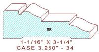 Door/Window Casing 3-1/4" - 34 Door/Window Casing 3-1/4" - 34