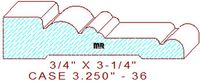 Door/Window Casing 3-1/4" - 36 Door/Window Casing 3-1/4" - 36