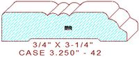 Door/Window Casing 3-1/4" - 42