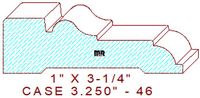 Door/Window Casing 3-1/4" - 46 Door/Window Casing 3-1/4" - 46