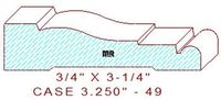 Door/Window Casing 3-1/4" - 49 Door/Window Casing 3-1/4" - 49