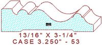 Door/Window Casing 3-1/4" - 53 Door/Window Casing 3-1/4" - 53