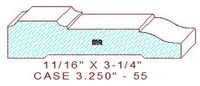Door/Window Casing 3-1/4" - 55 Door/Window Casing 3-1/4" - 55