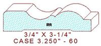 Door/Window Casing 3-1/4" - 60 Door/Window Casing 3-1/4" - 60