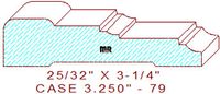 Door/Window Casing 3-1/4" - 79 Door/Window Casing 3-1/4" - 79