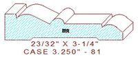Door/Window Casing 3-1/4" - 81 Door/Window Casing 3-1/4" - 81