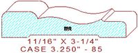 Door/Window Casing 3-1/4" - 85