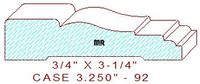 Door/Window Casing 3-1/4" - 92 Door/Window Casing 3-1/4" - 92