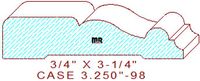 Door/Window Casing 3-1/4" - 98 Door/Window Casing 3-1/4" - 98