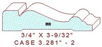Door/Window Casing 3-9/32" - 2 Door/Window Casing 3-9/32" - 2