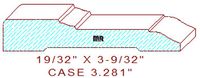 Door/Window Casing 3-9/32" Door/Window Casing 3-9/32"