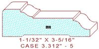 Door/Window Casing 3-5/16" - 5 Door/Window Casing 3-5/16" - 5