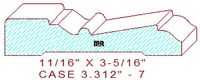 Door/Window Casing 3-5/16" - 7 Door/Window Casing 3-5/16" - 7