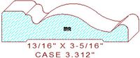 Door/Window Casing 3-5/16" Door/Window Casing 3-5/16"
