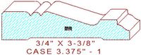 Door/Window Casing 3-3/8" - 1 Door/Window Casing 3-3/8" - 1