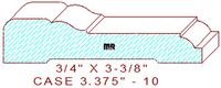 Door/Window Casing 3-3/8" - 10 Door/Window Casing 3-3/8" - 10