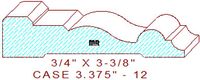 Door/Window Casing 3-3/8" - 12