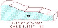 Door/Window Casing 3-3/8" - 14 Door/Window Casing 3-3/8" - 14