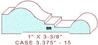 Door/Window Casing 3-3/8" - 15 Door/Window Casing 3-3/8" - 15