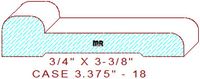 Door/Window Casing 3-3/8" - 18 Door/Window Casing 3-3/8" - 18