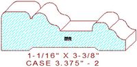 Door/Window Casing 3-3/8" - 2 Door/Window Casing 3-3/8" - 2