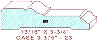 Door/Window Casing 3-3/8" - 23 Door/Window Casing 3-3/8" - 23