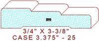 Door/Window Casing 3-3/8" - 25 Door/Window Casing 3-3/8" - 25