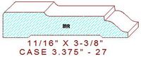 Door/Window Casing 3-3/8" - 27 Door/Window Casing 3-3/8" - 27