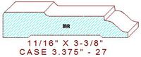 Door/Window Casing 3-3/8" - 27