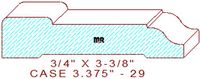 Door/Window Casing 3-3/8" - 29 Door/Window Casing 3-3/8" - 29