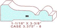 Door/Window Casing 3-3/8" - 8