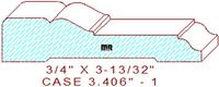 Door/Window Casing 3-13/32" - 1 Door/Window Casing 3-13/32" - 1