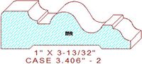 Door/Window Casing 3-13/32" - 2 Door/Window Casing 3-13/32" - 2