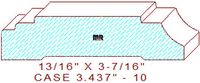 Door/Window Casing 3-7/16" - 10 Door/Window Casing 3-7/16" - 10