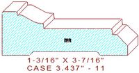 Door/Window Casing 3-7/16" - 11 Door/Window Casing 3-7/16" - 11
