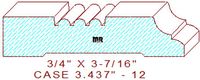 Door/Window Casing 3-7/16" 12 Door/Window Casing 3-7/16" 12
