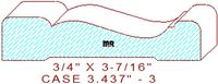 Door/Window Casing 3-7/16" - 3