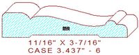 Door/Window Casing 3-7/16" - 6 Door/Window Casing 3-7/16" - 6