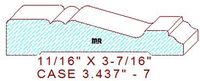 Door/Window Casing 3-7/16" - 7 Door/Window Casing 3-7/16" - 7