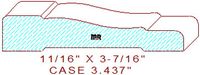 Door/Window Casing 3-7/16" Door/Window Casing 3-7/16"