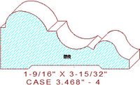 Door/Window Casing 3-15/32" - 4 Door/Window Casing 3-15/32" - 4